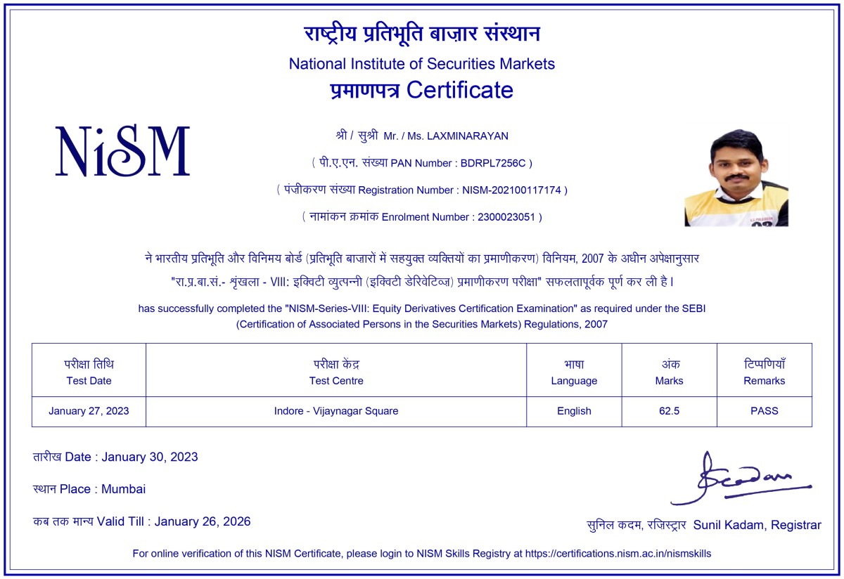 Wealthvoyage Certifications